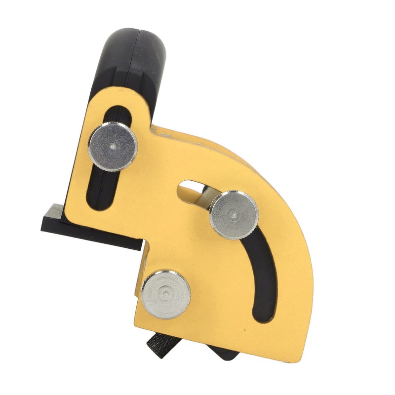 Woodworking Hole Locator Aluminum Alloy Adjustable 0‑90° Clear Scale Guide