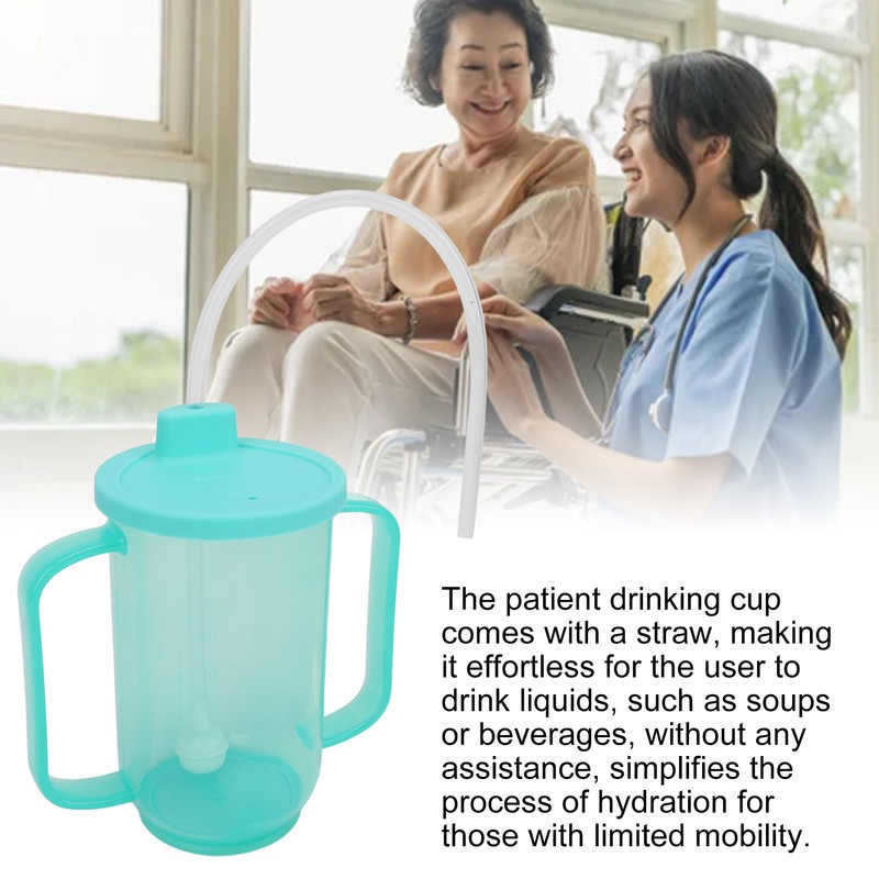 Adult Sippy Cup Spill Proof Convalescent Feeding Drinking Cup with
