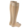 Truform 8864, Compression Stockings, Below Knee, Closed toe, Dot Top,