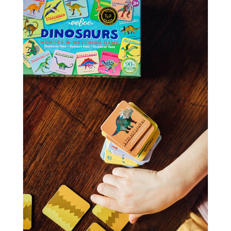 eeBoo Dinosaurs Little Memory and Matching Game, 3 years