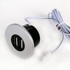 kalb Built-in USB Hub, Silver Grey, Socket for Smartphone, Tablet,