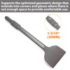 HIGOSPRO 4 Inch Wide Tile & Thinset Scaling Chisel for