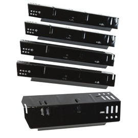 Gcostar Grill Heat Plate Replacement for Dyna-Glo 5 Burner DGH474CRP DGH485CRP DGH483CRP, Dyna-Glo 4 Burner DGH450CRP Grills, Porcelain Steel Heat Plate for Revoace GBC1793W, 5 Pack