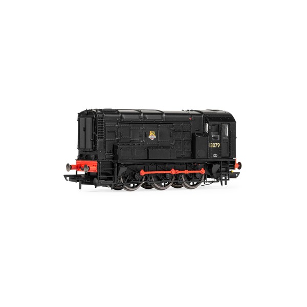hornby hobbies Diesel R30121 BR Class 08 0-6-0 13079-Era 4 (NRM Loco) OO Gauge, Black