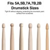 6 Pack Drumstick Dampeners for Silent Practice Drums Silicone Drumstick