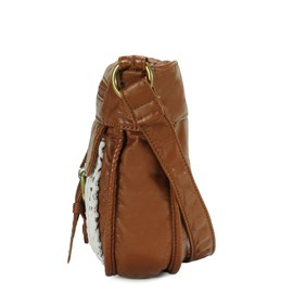 Scarleton Front Lace Crossbody Bag H192604 - Brown