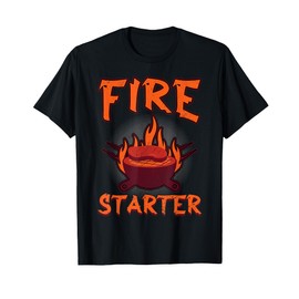 Fire Starter BBQ Grill Flame Enthusiast T-Shirt