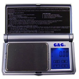 200g/0,01g Taschenwaagen BS + 2x100g Kalibriergewicht (GRATIS!) Feinwaage Digitalwaage Goldwaage Münzwaage G&G