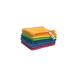 Vileda Microfibre Multi-Purpose Cloths Colors Cleaning Cloths for Dry and Wet Use, 100% Microfibre Material, 30 x 30 cm, Multi-Colour, Maxi Pack, Pack of 7