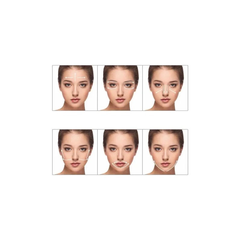 Rodillo Masaje Facial De Jade Roller Antienvejecimiento