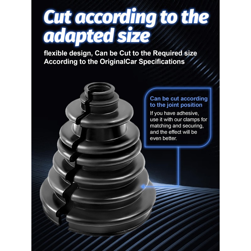 CVS18 CV Boot Split Constant Velocity Joint Gaiter Boot Replacement