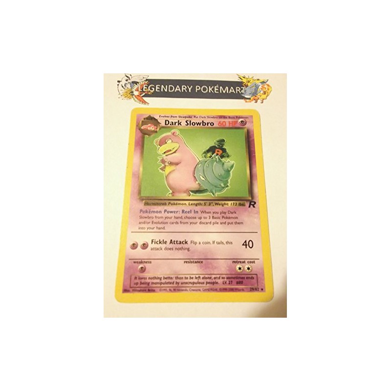 Pokémon Dark Slowbro - Team Rocket - 29 [Toy]