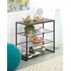 Whitmor Modern Industrial 4-Tier Storage Shelves