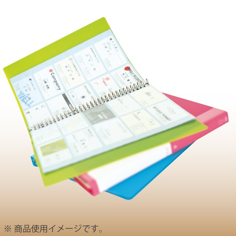 Kokuyo P3May-335NDM Posty Business Card Holder, Paper Type, Gray, A4,