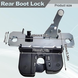 ZAMDOE 1J6827505B Door Lock Tailgate Lock for VW Polo 9N1 9N2 Beetle Golf MK4 1J5 IV 1J1 Hatchback Bora 1J6 Caddy MK3 2KB 2KJ 2CB 2CJ for Seat Leon 1M1 Ibiza Car Parts Tailgate Lock