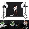 Joccun 6X9FT Black Backdrop Background for Photography,Polyester Backdrop Curtain Background