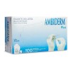 Guantes descartables Ambiderm Plus color blanco talla M de látex