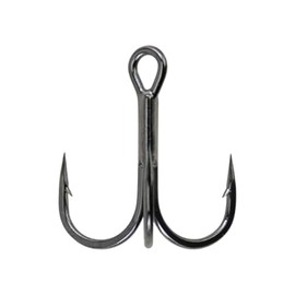 Berkley FUSION19 Treble 1X Hooks, Size 2 Hook, Black Nickel,Per 6