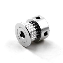 GT2 Timing Belt Pulley 20 Teeth 8 mm Bore for 6 mm Timing Belt 3D Printer Pack of 5 (Wrench Included)