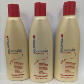 Goldwell LOT OF 3 GOLDWELL KERASILK ULTRA RICH CARE SHAMPOO 8.4FL. OZ. EACH