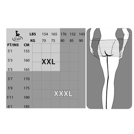 Curvy Women's Tights Large Sizes Opaque 280 Denier Microfibre Size Plus Size Winter, darkblue