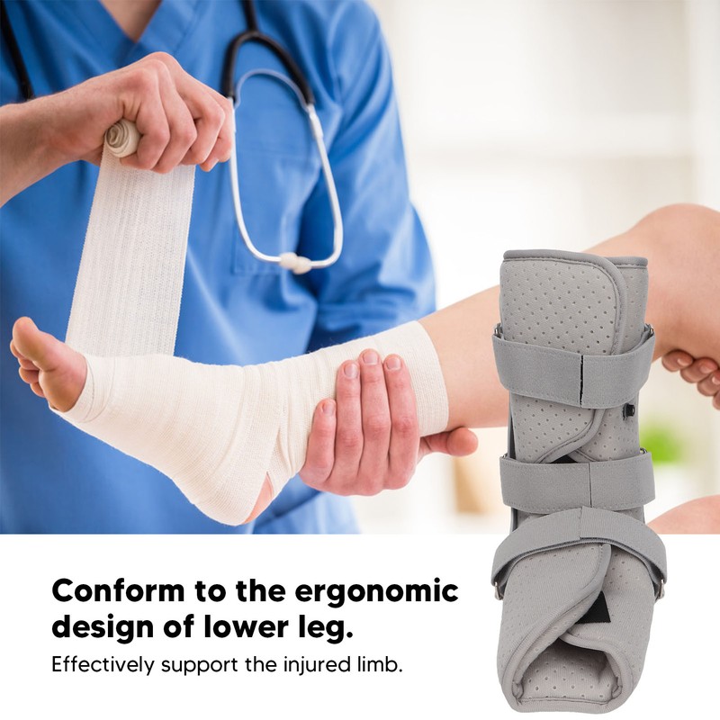 Ankle Brace Adjustable Pressure Breathable Ankle Support Walking Boot for