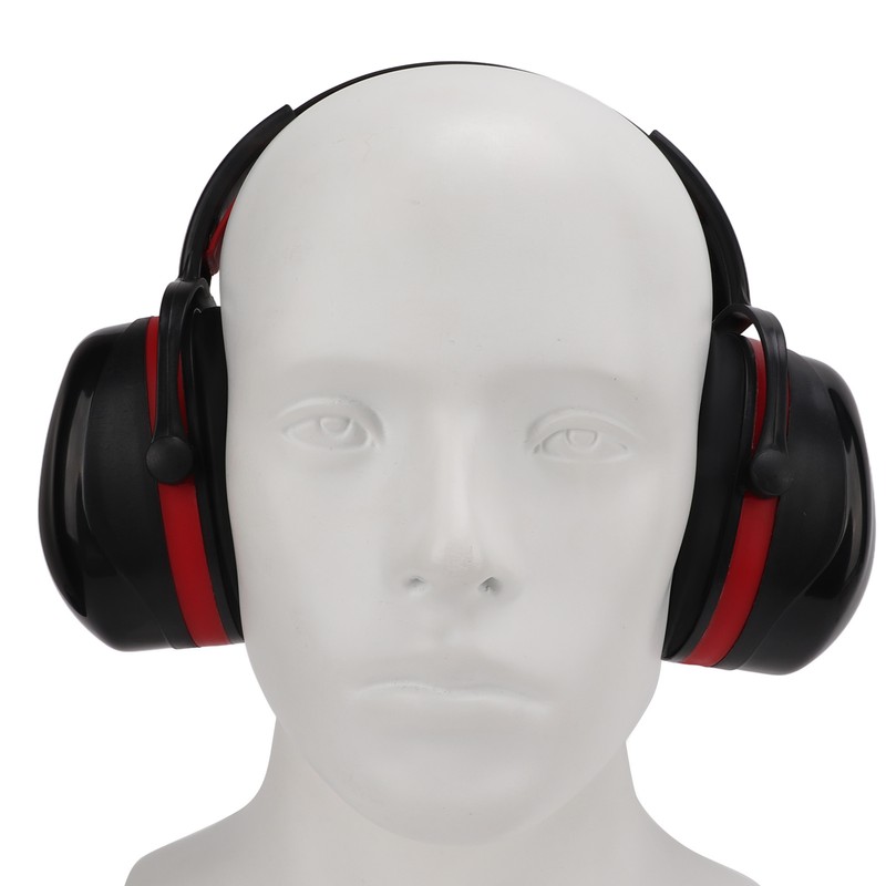 Hearing Protection Ear Muffs 24dB NRR Adjustable 360° Rotating Shell