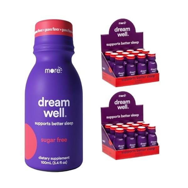 More Labs Dream Well, 5MG Melatonin Holistic Sleep Drink Solution,