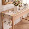 Windkream Embroidered Lace Table Runner Spring Summer Floral Tulle Trim