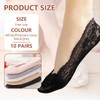 Landrain 10 Pairs of Women's Ankle Socks Invisible Women 34-38
