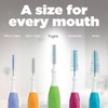 GUM Proxabrush Go-Betweens - Tight - Interdental Brushes - Soft