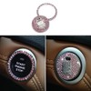 Yandong Car Engine Start Button Ring Universal Rhinestone Button Cover