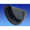 OSMA Black 113mm External Stopend for DeepLine 4.5:2.5 Gutter System