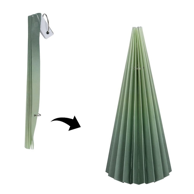 Ideen mit Herz Magnetic Folding Fir Tree Honeycomb Tree Decorative