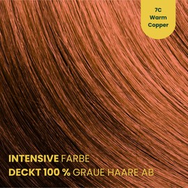 Phytocare Permanent Hair Colour, 20 Shades (7C Warm Copper)