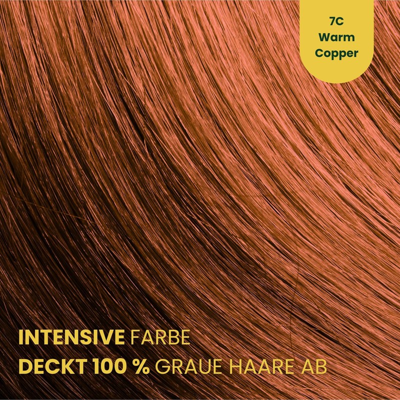 Phytocare Permanent Hair Colour, 20 Shades (7C Warm Copper)