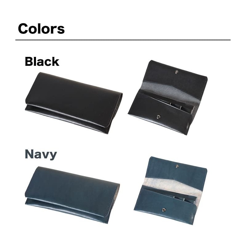 MASACCIO Over-lap Ultra Small Long Wallet, Genuine Leather, Long Wallet,