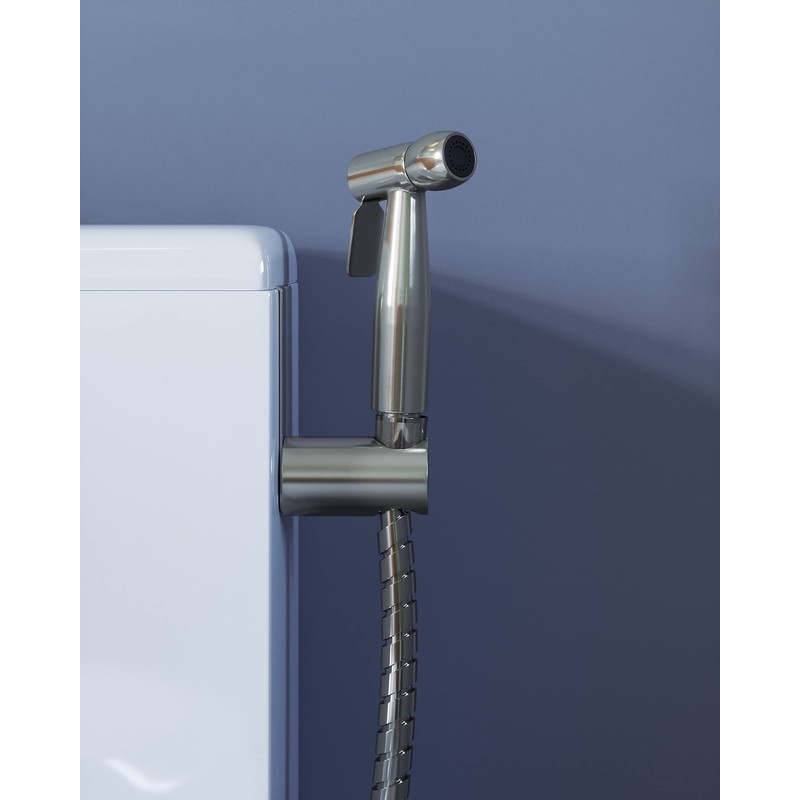 Design House 588913-SS Modern Single-Function Dual-Mount Hand Held Bidet Sprayer
