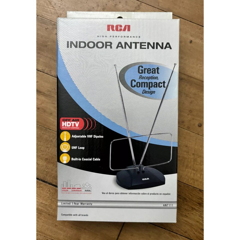 RCA NEW! RCA High Performance HDTV TV Indoor Antenna Black