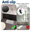 LEEGAWU Bath Mat-Rubber Backing Non SlipThin Bathroom Rugs Fit Under