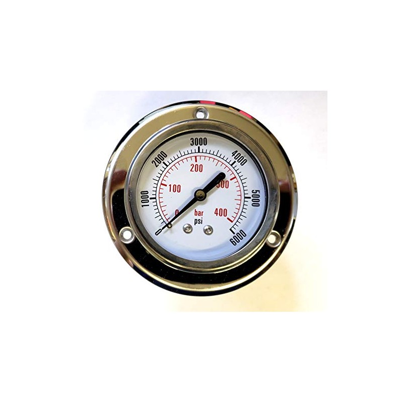 PG 6000-PM - 2-1/2'' 6000 PSI Panel Mount Pressure Gauge