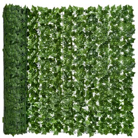 DearHouse Artificial Ivy Privacy Fence Screen, 118x69in Artificial Hedges Fence and Faux Ivy Vine Leaf Decoration for Outdoor Garden Decor