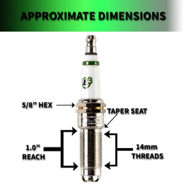 E3 Spark Plugs E3.74 Automotive Spark Plug, Pack of 1