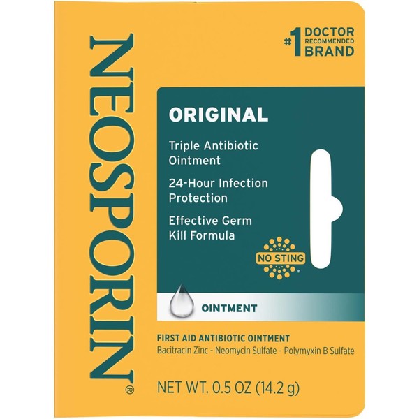 Neosporin Antibiotic Original Ointment 0.50 oz (Pack of 5)