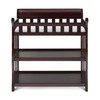 Delta Children Eclipse Changing Table with Changing Pad, Espresso Cherry