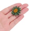PATIKIL Daisy Pin, 2 Pcs Flower Women Brooch Lapel Pins