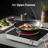 Hot Plate Electric Single Burner,SOPINWAEH 1800W Portable Countertop Ceramic Cooktop