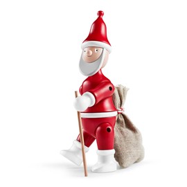 KAY BOJESEN SANTA PAINTED BEECH Santa Claus, Christmas, Decoration, Figurine, Miscellaneous Goods, Doll, Tree