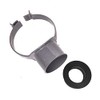 Floplast Soil Pipe Grey Strap Boss with 32mm Rubber Boss