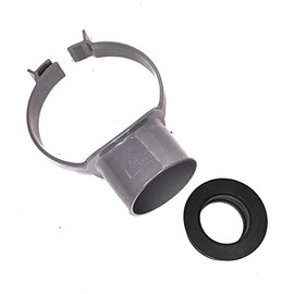 Floplast Soil Pipe Grey Strap Boss with 32mm Rubber Boss Adapter